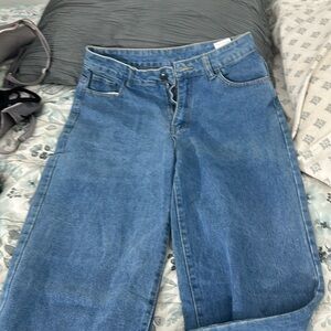 SHEIN wide leg jeans sz Lrg